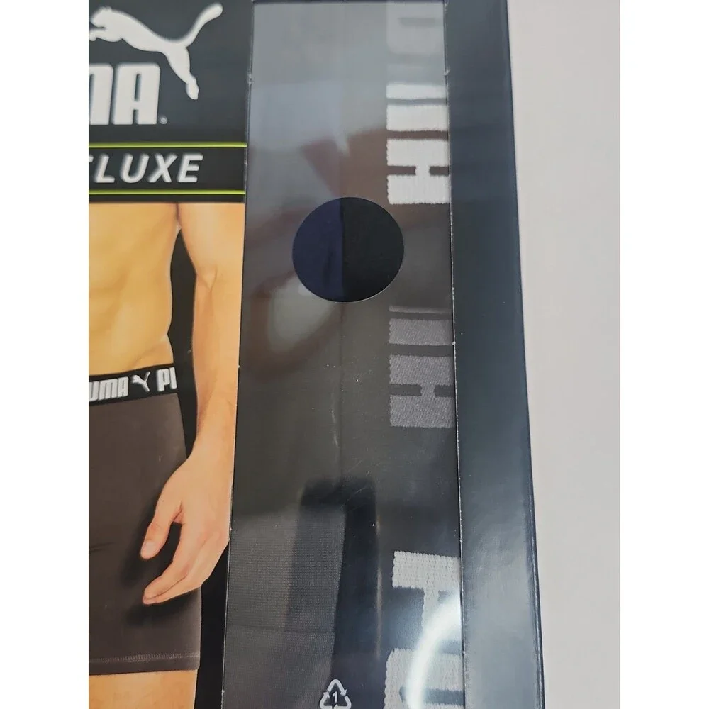 5 Pack PUMA Men's Sport Luxe Performance Boxer Brief LARGE Moisture Wicking NIB